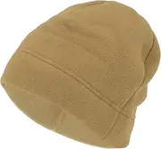 HEROFFIX Cycling Hat Keep Warm Hard Hat Liner Polar Fleece Fabric Khaki 27x20cm 1 Pcs