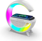 LED Atmosphere Lamp Wireless Charger Desk Lamp Bluetooth Speaker RGB Night Light