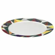 Ritzenhoff Livø Placemat Square Serving Plate Menu Plate Grey Coloured Ø 32