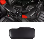 Matt Black Center Console Armrest Box Decoration Cover For Corvette C6 2005-2013