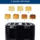 4 Slice Bread Toaster Multifunction Customizable Shade Stainless Steel S