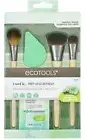 Ecotools Prep & Refresh~6 Pcs~3 Brushes, Makeup Wedge, Drying Rack, .25ozShampoo