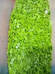 Lego Lime Slope Curved 2X1 50 Pieces Bulk Lot NEW