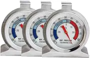 HYTROVE 4pcs Thermometer Temperature Gauge Room Temperature Monitor Fridge Temperature Monitor Freezer Monitor Digital Fridge Home Fridge Thermostat Stainless Steel Temperature