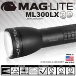 【IUHT】MAGLITE® ML300LX™ 3-CELL D LED 手電筒-黑色 #ML300LX-S3CC6Y