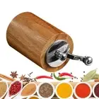 Manual Refillable Wooden Salt Pepper Grinding Mill Spice Herb Grinder Kitchen AU