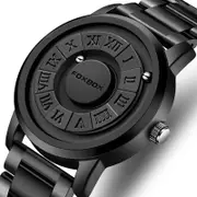 Men’s Fashion Quartz Watch – Magnetic Floating Ball Pointer, Waterproof, Personalized & Unique Design