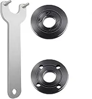 Podoy Grinder Flange Angle Wrench Spanner Metal Lock Nut for Compatible with Milwaukee Makita Bosch Black & Decker Ryobi 193465-4 4.5" 5" 5/8-11