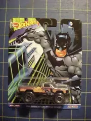 1/64 HOT WHEELS BATMAN 1980 DODGE MACHO POWER WAGON! Real Riders NIP DC COMICS
