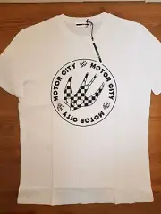 McQ Alexander McQueen T-shirt Motor City Logo Medium White T-shirt. BNWT