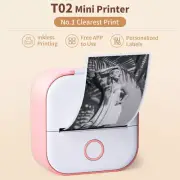 Phomemo T02 Mini Portable Sticker Printer Bluetooth Wireless Thermal Printer NW