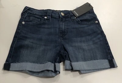 True Religion Women's Blue Jayde Shorts Size 30