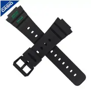 Genuine Casio Watch Strap Band GA-2100TH GA-2100 GA 2100 2100TH BLACK GREEN TEXT
