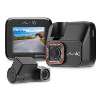 在飛比找Yahoo!奇摩拍賣優惠-Mio C588T前後雙鏡頭行車記錄器 送128G記憶卡+靜