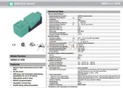 ONE NEW PEPPERL＆FUCHS Proximity Switch NBB20+U1+B3B