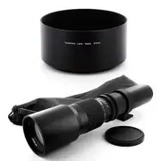 500mm Telephoto Lens + Hood for NIKON D7100 D5100 D3200 D5200 D3X D700 D300 D90