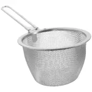 Stainless Steel Colander Pasta Strainer Sieve Spoon Noodle with Handle