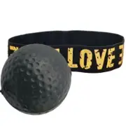 Sports Reaction Ball Boxing Reaction Training Ball, PU Reflex Ball Head-Mounted