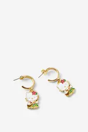 [Rubi] Rubi - Hello Kitty Hoop Earring - Lcn san hello kitty hawaii gold plated hula OS LCN SAN HELLO KITTY HAWAII GOLD PLATED HULA