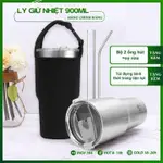 YETI 900ML THERMOS CUP-薄保溫杯900ML防浪湧方便+免費帶配件