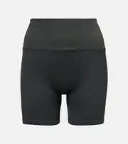[Alo Yoga] Alo Yoga Seamless Ribbed Favorite biker shorts AU 10 green