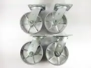 6" x 2" Steel Wheel Caster - Swivel (4EA)