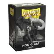 Dragon Shield 100ct Non Glare Black MATTE Sleeves