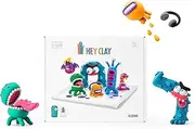 TOMY E73358 Hey Aliens Set-Colourful Modeling Kids-Air Dry Clay Kit 15 cans and Sculpting Tools with Fun Interactive Instructions App, Multicolored