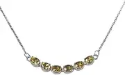 AN256241◈Lily Lee◈ Designer Natural Citrine Diamonds Smiling Necklace, 925 Sterling Silver-anti-tarnish polish, Handmade Crafts, long lasting gold color, with Nice Jewelry Packaging, Fine Jewelry Fashion Jewelry, Birthday Gifts
