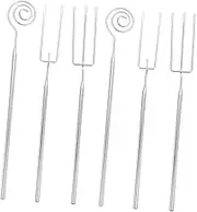 Alipis 2 Sets Versatile Fondue Forks Chocolate Dipping Forks Stainless Steel Dishwasher Safe Perfect for Fondue Cheese