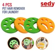 4PC Pet Hair Remover Cat Fur Dog Hair Lint Catcher Laundry WashingMachine