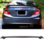 Fits 12-15 Honda Civic 9th Gen MD Style Trunk Spoiler W/LED Light #NH737M Metal (for: Honda Civic)