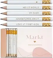 30 Baby Shower Pencils, White pencils, Mini Pencils, Baby Shower Prizes For Boy Or Girl, Baby Shower Game Prizes, Baby Shower Game Winner Gifts, Baby Shower Game Gifts for Winners, Little Pencils Bulk