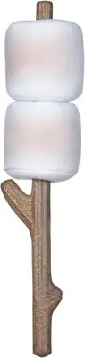 Floating Dog Fetch Stick with Removable Plush Marshmallows Interactive Toy