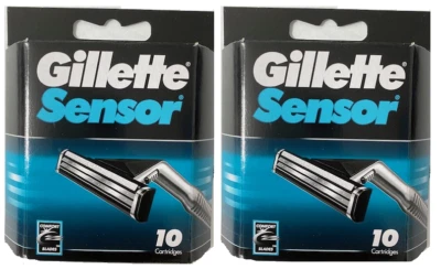 Gillette Sensor Razor Blades - 20 Cartridges