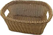 ERINGOGO Woven Storage Basket Rattan Laundry Hamper Slim Wicker Basket for Clothes