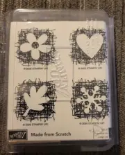 STAMPIN UP 2005 Made from Scratch Set of 4 NEW