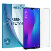 [3 Pack] OPPO R17 Pro Ultra Clear Screen Protector Film by MEZON – Case Friendly, Shock Absorption (R17 Pro, Clear)