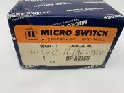 Honeywell Micro Switch 0P-AR165 Splash Proof Flow Snap Switch 15A 125/250/480V