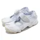 Nike 休閒鞋 Wmns Air Rift BR 女鞋 淡藍色 白 忍者鞋 經典 涼鞋 魔鬼氈 DJ4639-001 [ACS 跨運動]