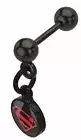 Licensed Superman Cartilage Tragus Helix Barbell Bar Stud Earring Surgical Steel