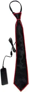 [ANDRESLAD] Led Flashing Tie Luminous Necktie for Party Halloween Christmas Unique Fashion Accessory