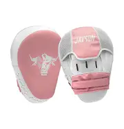 Boxing Pads Artificial Leather Curved Shape Boxing Mitts for Boxing Muay Thai Kickboxing MMA Martial Arts and Sparring Training by Javson