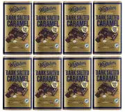 914129 8 X 250G BLOCK WHITTAKERS DARK CHOCOLATE SALTED CARAMEL NZ 62% COCOA CHOC