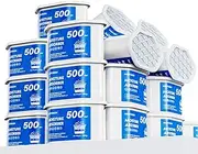DOLAMOTY Moisture Absorber Boxes 16Pack - Disposable 500ml Portable Dehumidifier Moisture Absorber & Odor Remover for Your Bathroom, Closet, Wardrobes, Kitchen,Laundry & Car, No Electricity Required