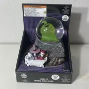 DISNEY THE NIGHTMARE BEFORE CHRISTMAS LIGHT UP MUSICAL WATERGLOBE OOGIE BOOGIE