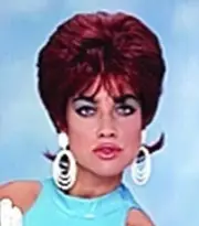 Pixie Wig 50's Flip Short Deluxe Fancy Dress Halloween Adult Costume Accessory