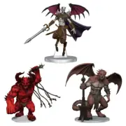 Dungeons & Dragons Archdevils Hutijin, Moloch & Titus PAINTED Fantasy Miniatures