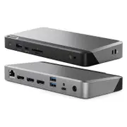 [DUPRMX3-WW] MX3 USB-C Triple Display DP Alt. Mode Docking Station, 100W Power Delivery