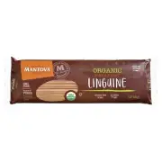 Mantova Italian Organic Linguine Whole Wheat Pasta 1-Pound Bags Pack of 6